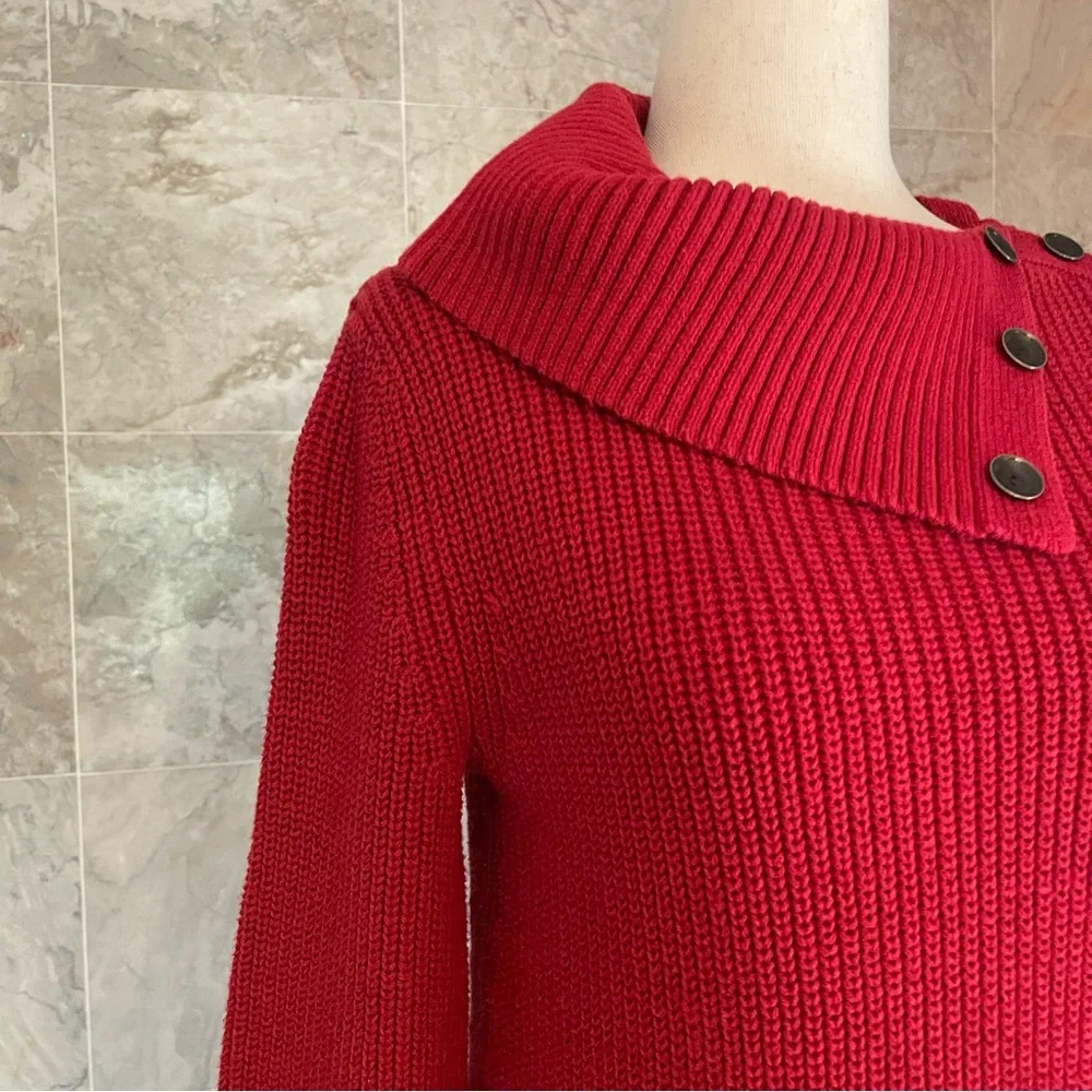 Style & Co Canyon Long Sleeve Envelope Neck Tunic Sweater - Picture 4 of 8